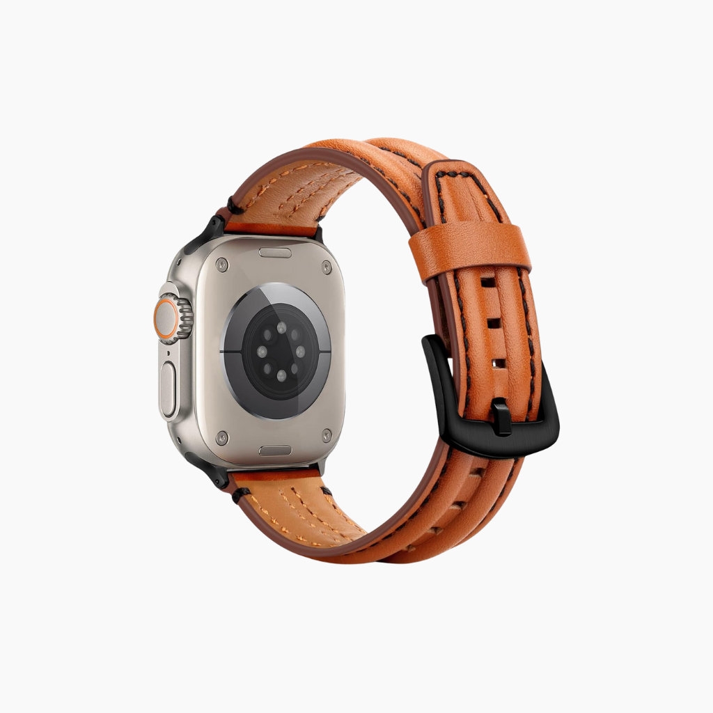 Lederarmband Braun | Apple Watch Ultra & SE Armband – Echtes Leder