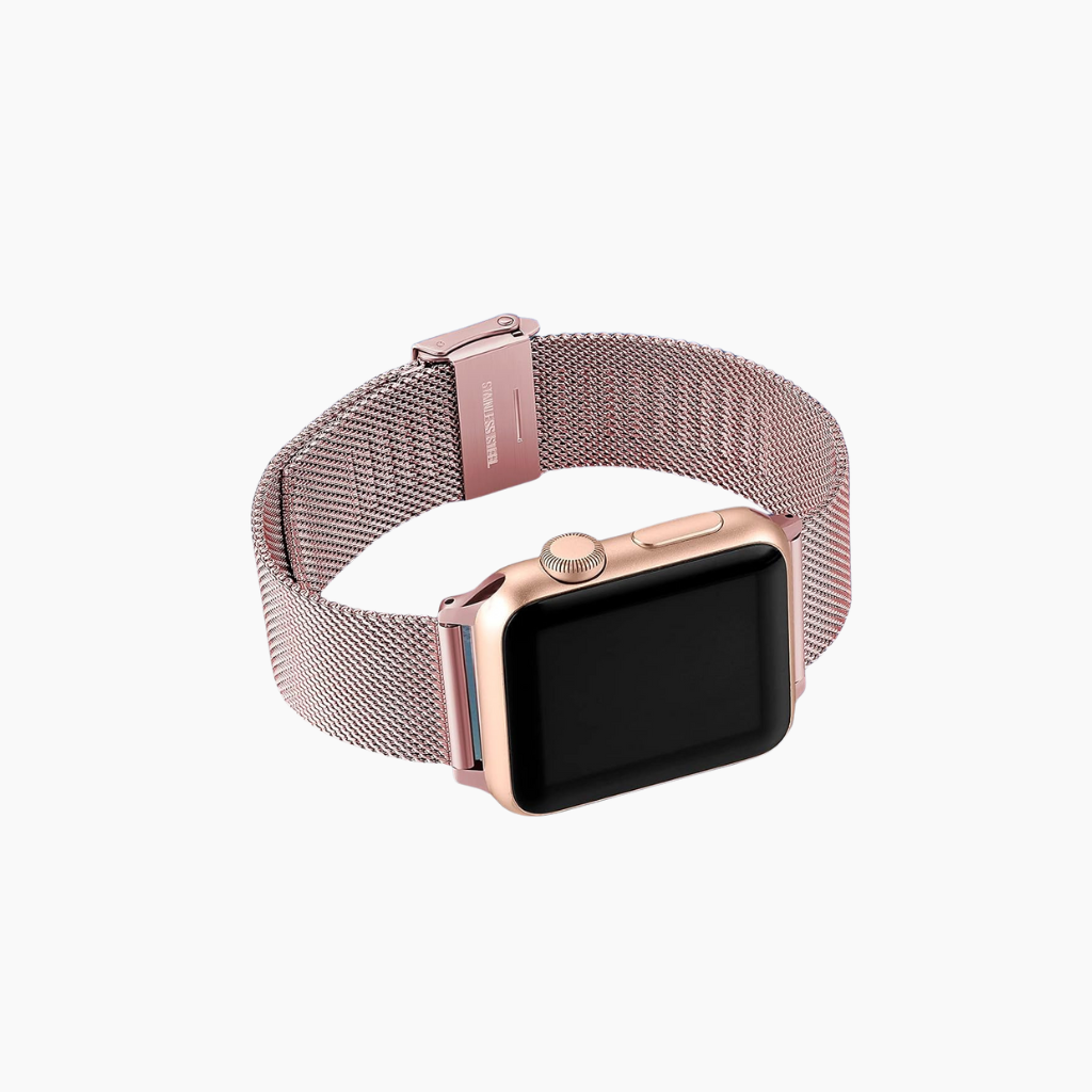 Edelstahlarmband Roségold | Apple Watch Armband – Leicht & Elegant