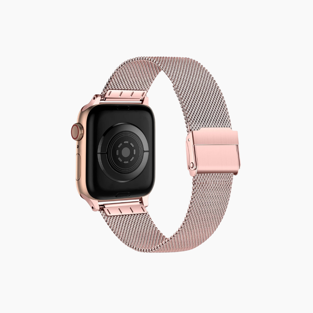 Edelstahlarmband Roségold | Apple Watch Armband – Leicht & Elegant