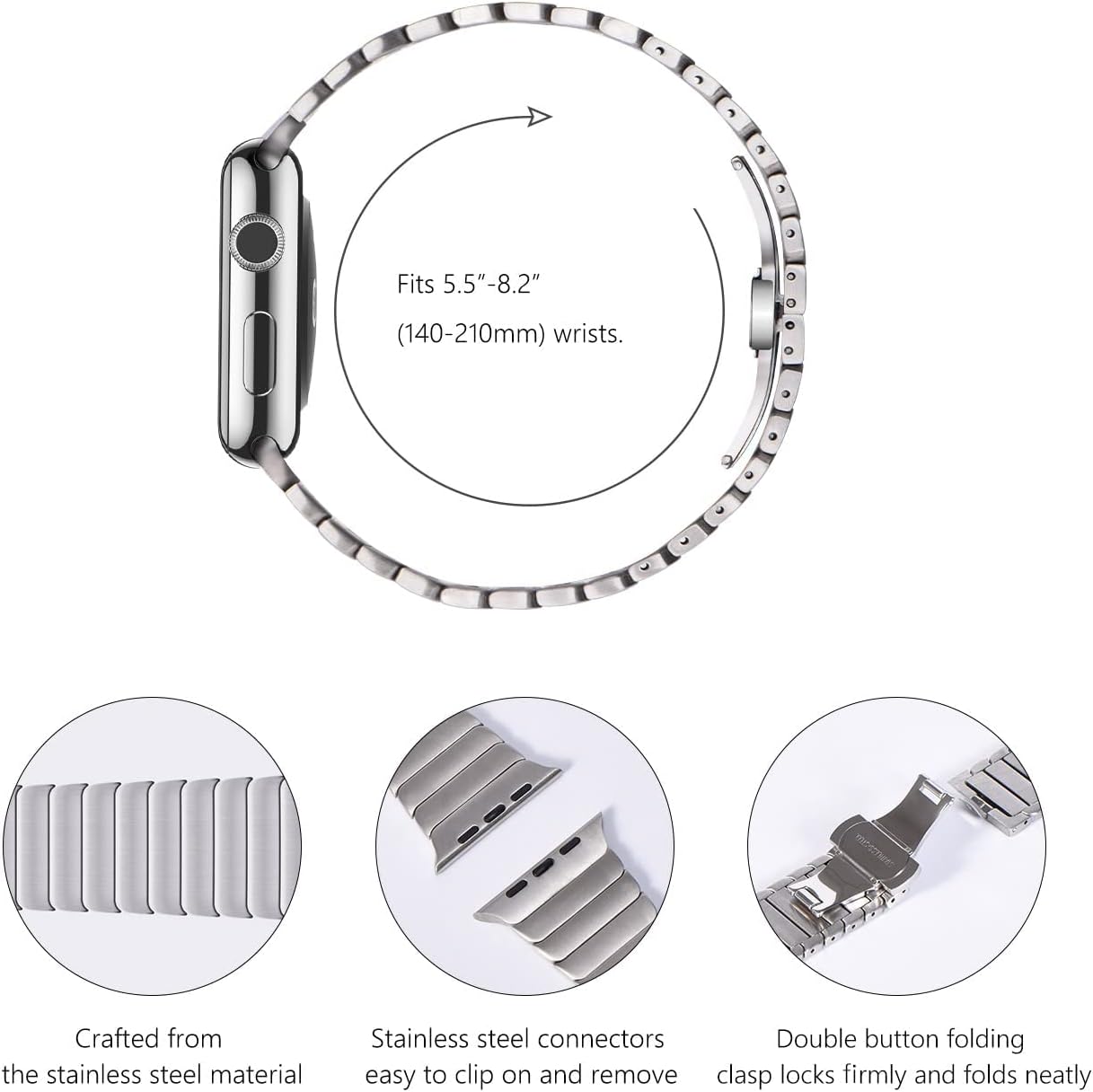 Bestelle noch heute dein Apple Watch Ultra Edelstahlarmband TITAN