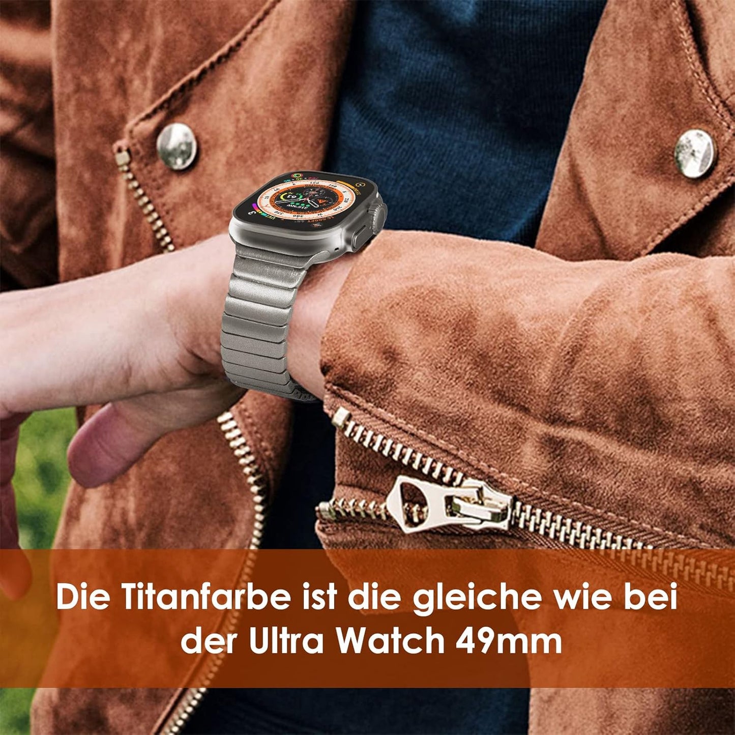 Bestelle noch heute dein Apple Watch Ultra Edelstahlarmband TITAN
