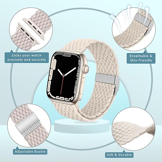 Buntes Solo Loop Apple Armbändli I Leichtes Material