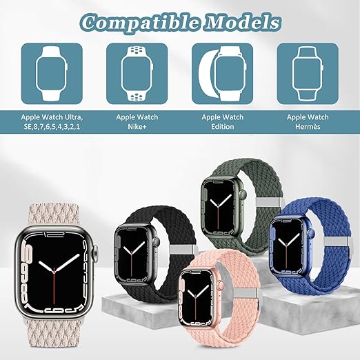 Buntes Solo Loop Apple Armbändli I Leichtes Material