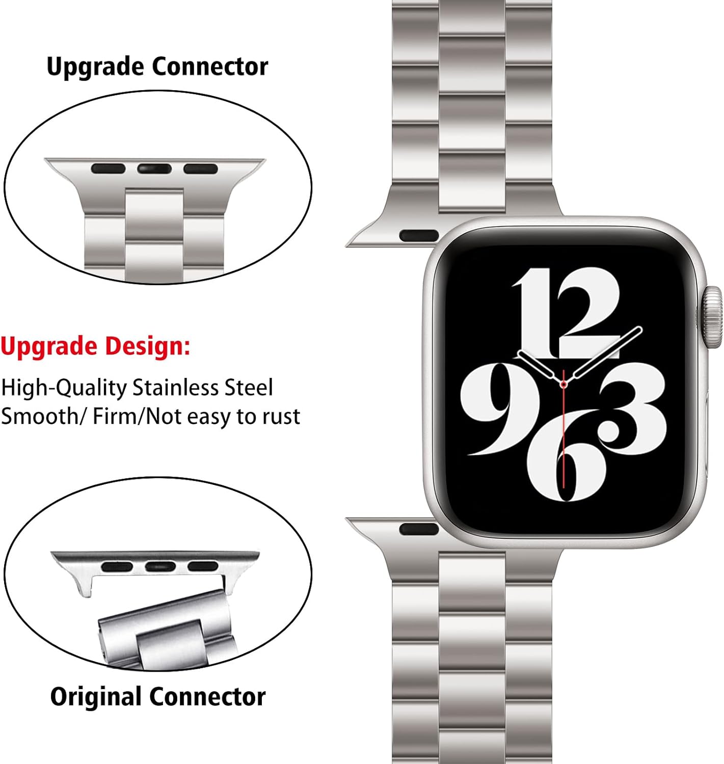 Stahlarmband Business I Premium Edelstahl Apple Armband