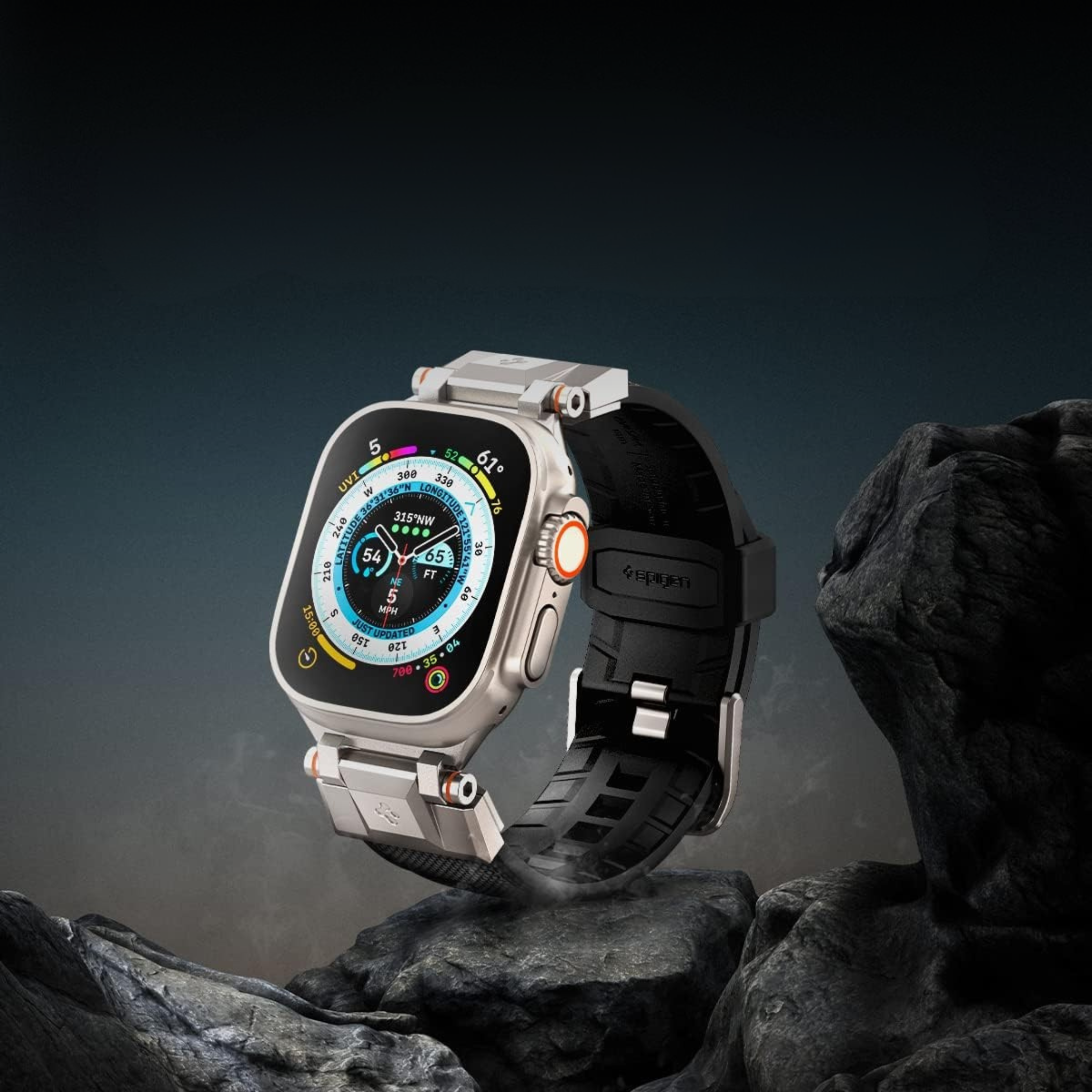 Smart Tech | Apple Watch Ultra Armband – mit Stahlverbinder