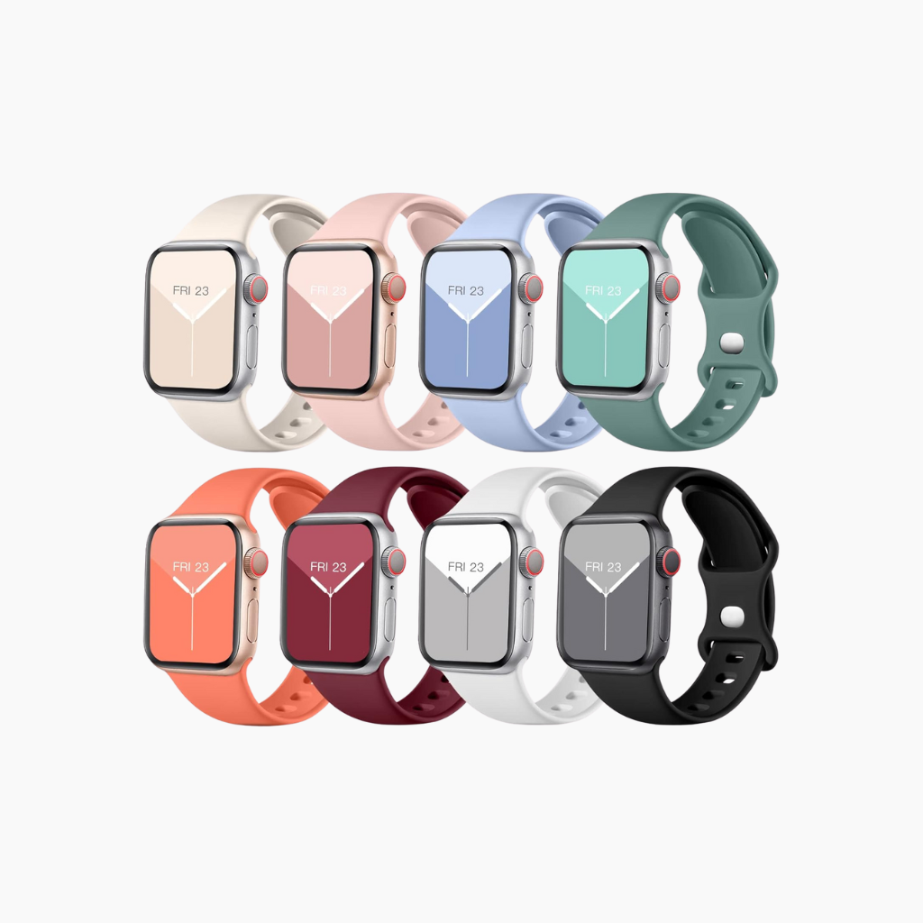 Sport Armband Bundle | 8er Set – Apple Watch Armbänder in diversen Farben