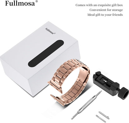 ROSÉ Gold I Edelstahl iWatch Armband I Kompatibel mit allen SE Modellen