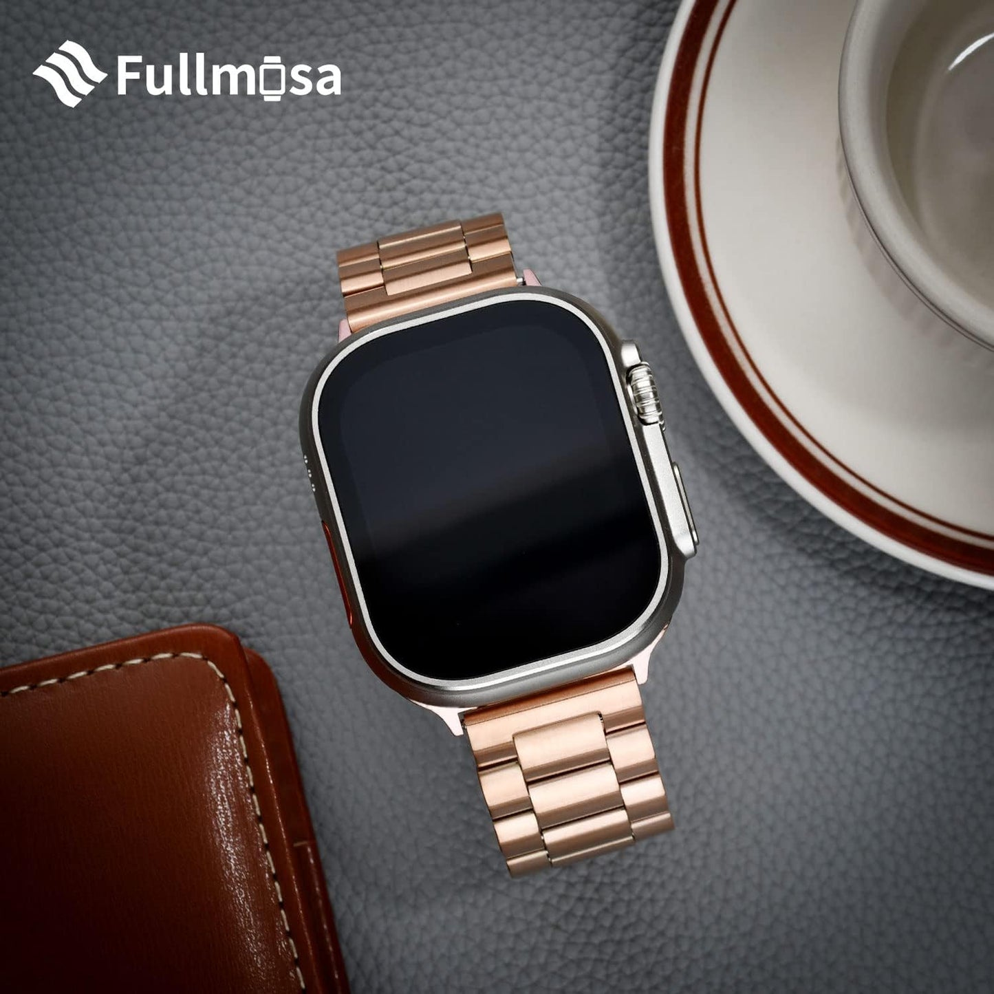 ROSÉ Gold I Edelstahl iWatch Armband I Kompatibel mit allen SE Modellen