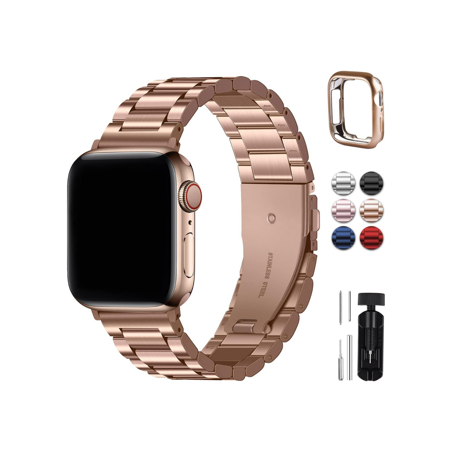 rosegolde rose gold apple watch armband ultra