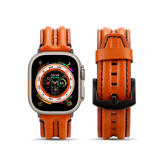 leder amrband apple watch ultra