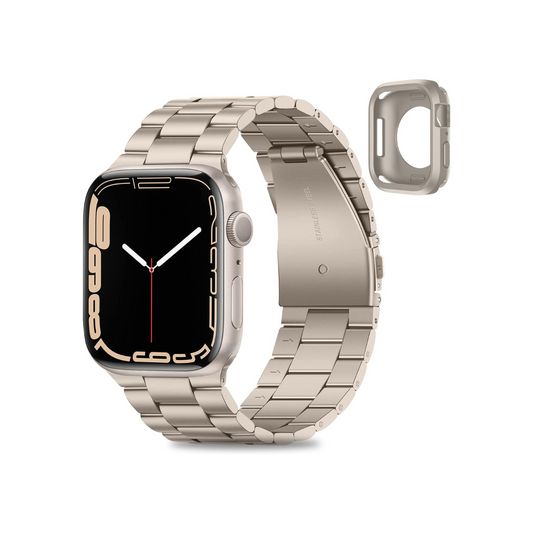 Stahlarmband Business I Premium Edelstahl Apple Armband (Inkl. Gratis Schutzgehäuse)