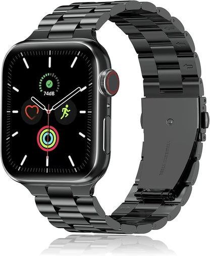Schwarzes Edelstahl Armband I Apple Smartwatch