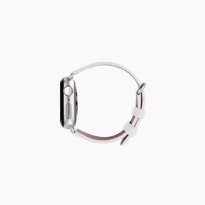 Lederarmband Weiß | Armband – Echtes Leder für Apple Watch