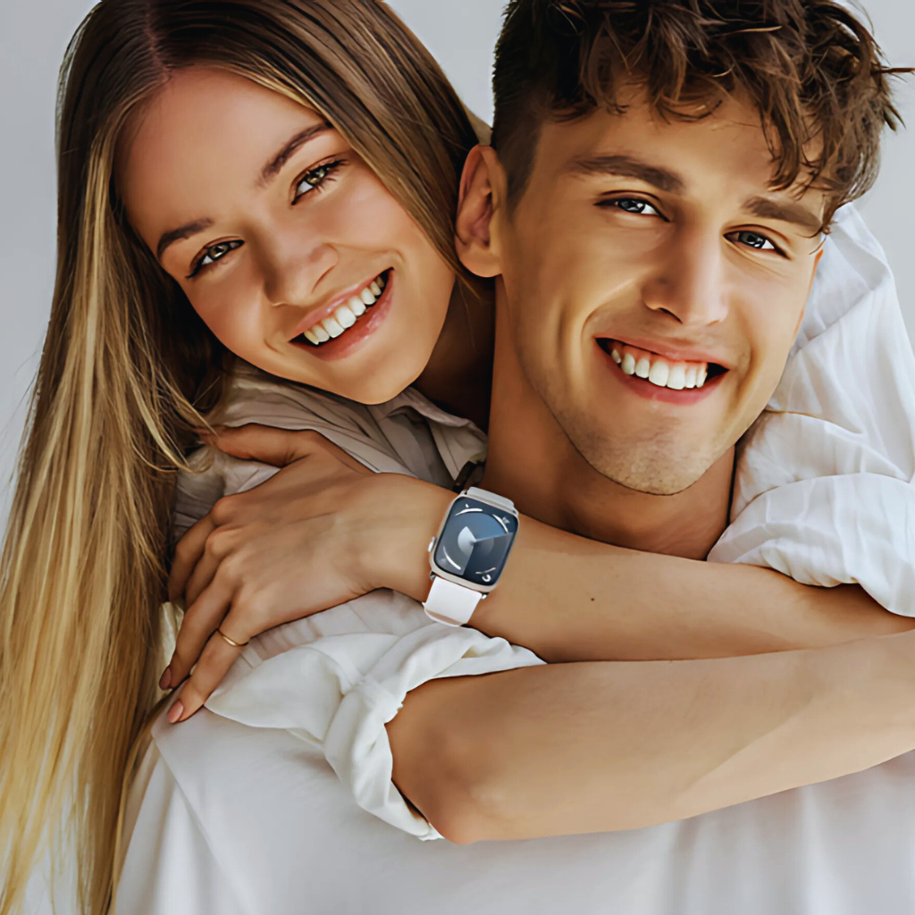 Lederarmband Weiß | Apple Watch Armband – Echtes Leder