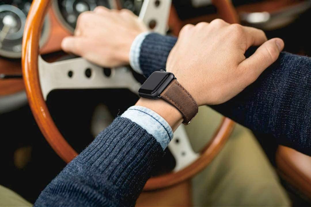 Lederarmband Vintage | Apple Watch Armband – Wildleder