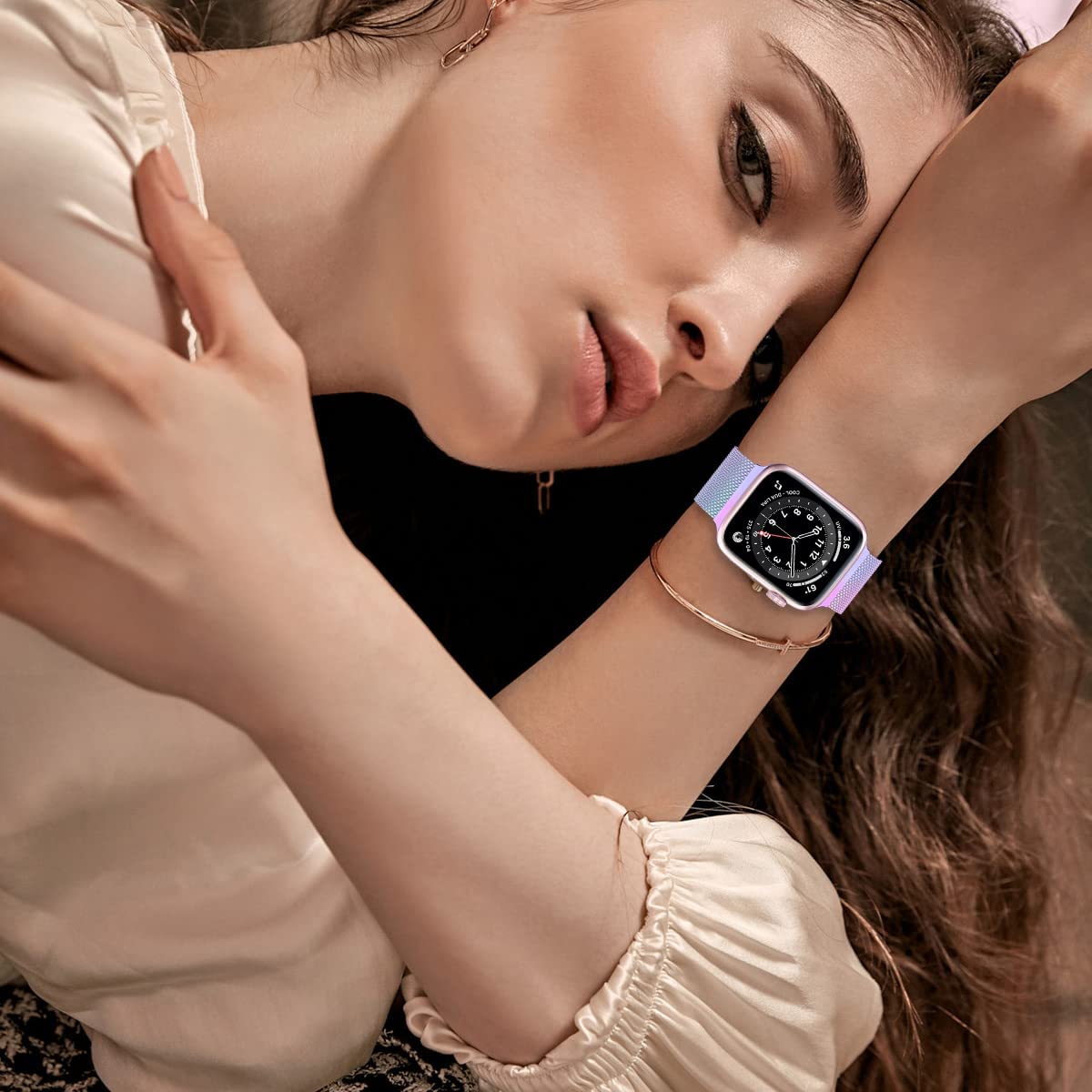 Edelstahlarmband Farbig | Apple Watch Armband – mit Magnetschnalle